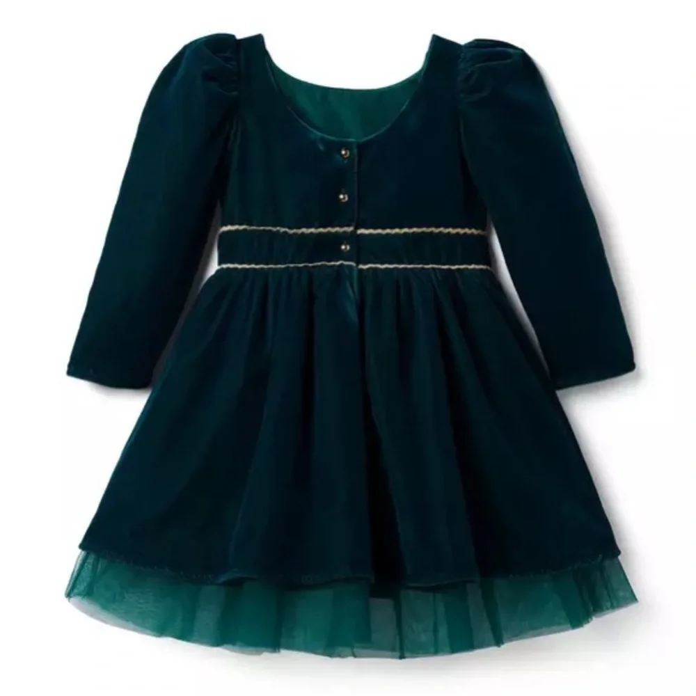 Janie and Jack Turquoise Dress - Picture 2 of 10